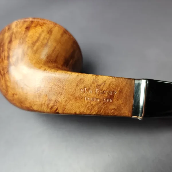 Ser Jacopo La Fuma Smooth Bulldog w/Silver Estate Briar Pipe, Italian Estates, 9mm - Image 3