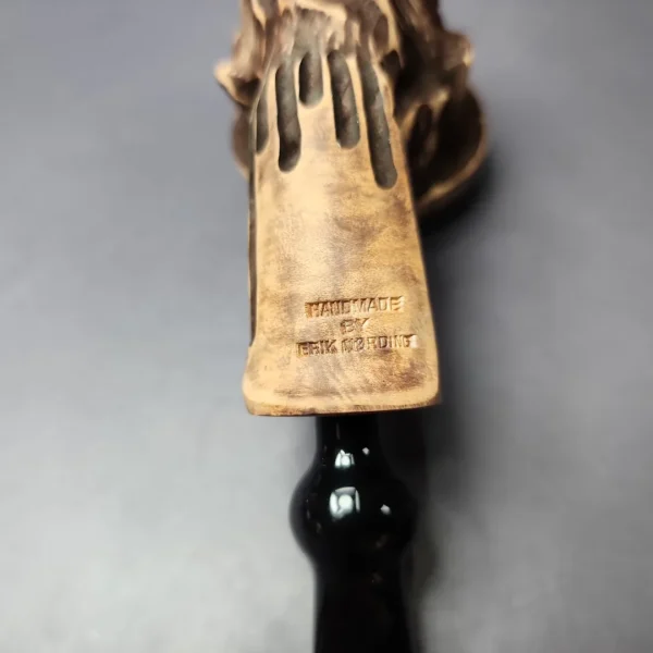 Nording Spruce Matte Rusticated Freehand Estate Briar Pipe, Unsmoked - Image 3