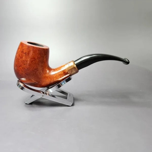 4th Generation (by Ascorti) Forza Fiano Prima 1855 Smooth Bent Billiard Estate Briar Pipe, Unsmoked - Image 3