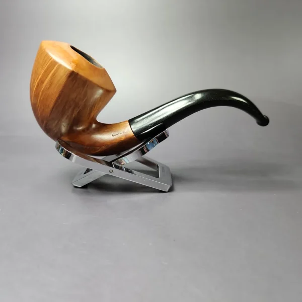 Ed Burak Connoisseur Smooth Panel Calabash Estate Briar Pipe, American Estates - Image 3