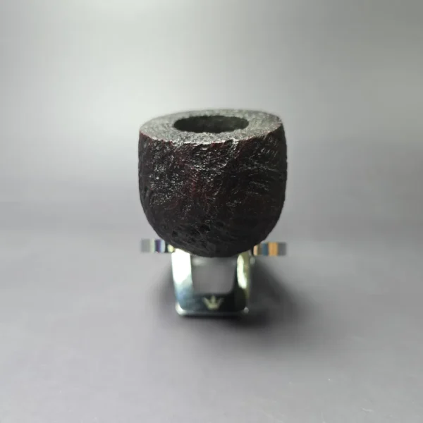 Ingo Garbe Sandblasted Oval Shank Pot Estate Briar Pipe, Danish Estates - Image 3