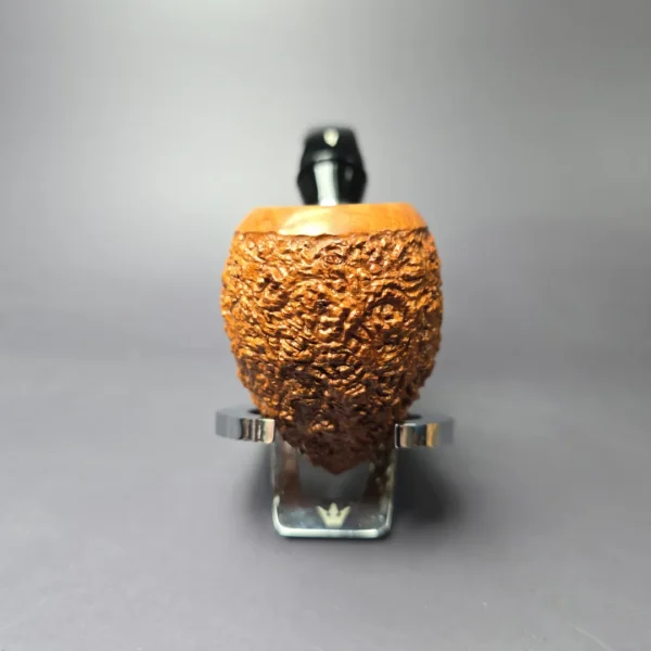 Rinaldo Skipper YYYY (3) Rusticated Acorn w/ Silver Estate Briar Pipe, Italian Estates - Image 3