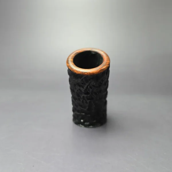 Mike Sebastian Bay Rusticated Hobo Poker Estate Briar Pipe, Danish Estates - Image 3