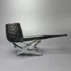 J Mouton Partially Sandblasted Liverpool Handmade Briar Pipe, New - Image 3
