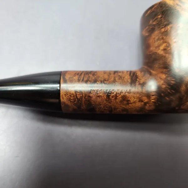 Weber Golden Walnut Smooth Stout Pot Estate Briar Pipe, American Estates - Image 3