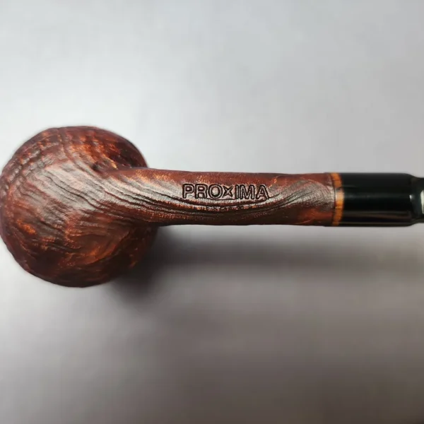 Proxima by Piero Vitale, Contrast Sandblasted Egg Briar Pipe, New - Image 3