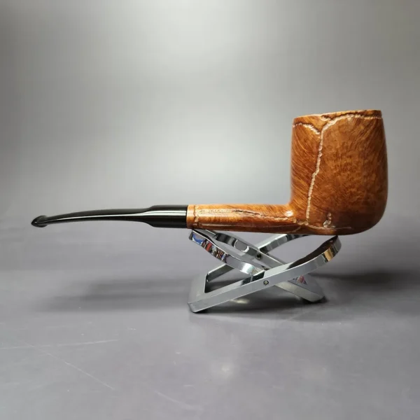 Savinelli Sherwood Rock Briar 811 EX Smooth Lumberman Estate Briar Pipe, Italian Estates - Image 3