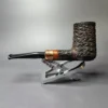 4th Generation (by Ascorti) Forza Grappa 1882 Rusticated Stack Estate Briar Pipe, Unsmoked - Image 4