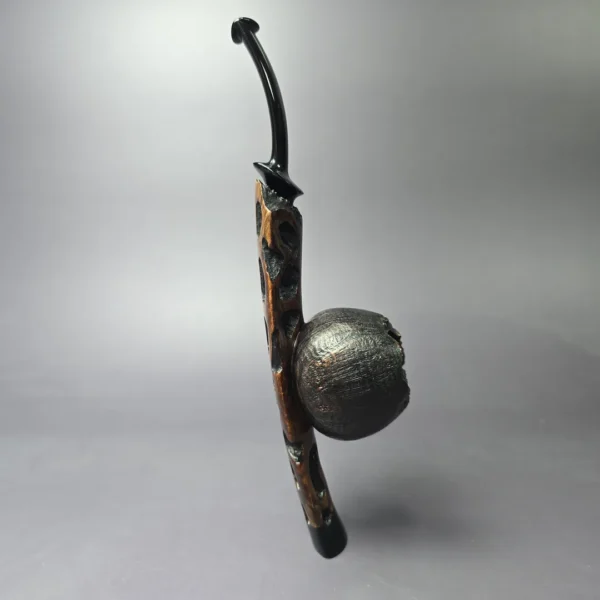 Moonlight Pipes "Termitarium" Handmade Briar Pipe, New - Image 4