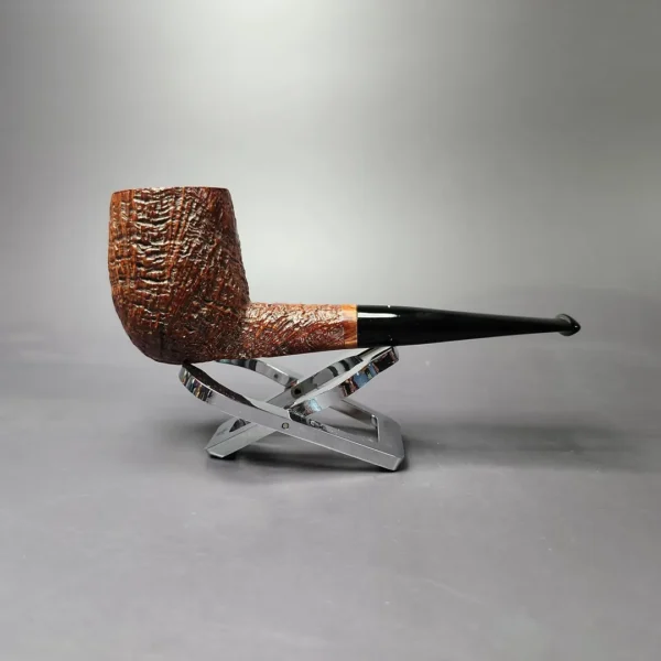 Baldo Baldi Sandblasted Billiard Estate Briar Pipe, Italian Estates - Image 4