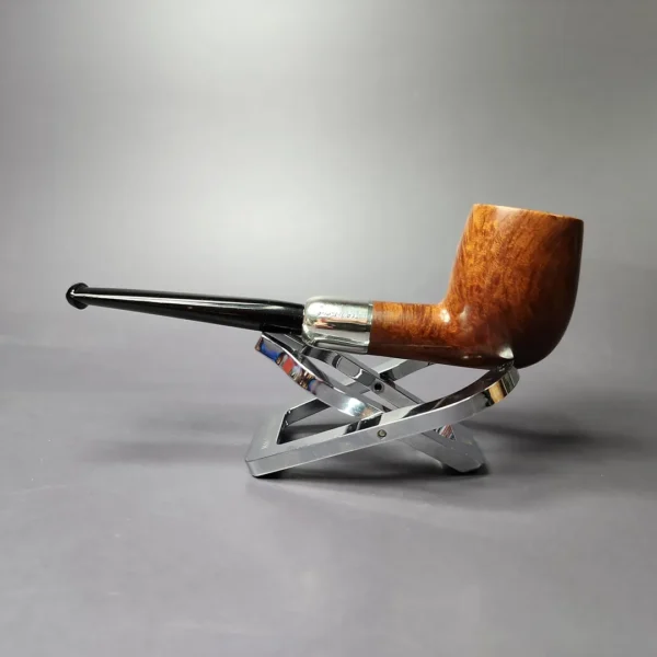 WDC Sterling Hand Made Army Mount Billiard Estate Briar Pipe, American Estates - Image 4