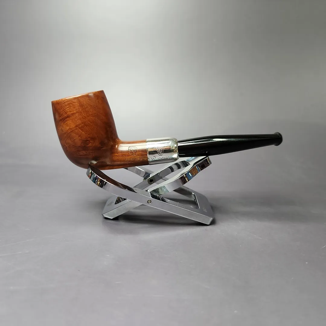 A. Oppenheimer & Co Keystone Smooth Billiard Estate Briar Pipe, English Estates - Image 4