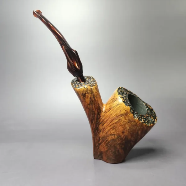 Nording (F) XL Smooth Freehand Sitter Estate Briar Pipe, Danish Estates - Image 4