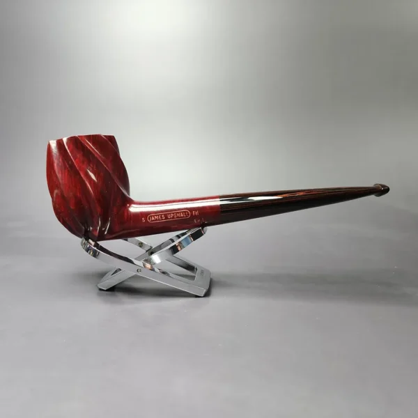 James Upshall S Grade EXL Spiral Billiard Estate Briar Pipe, English Estates - Image 4