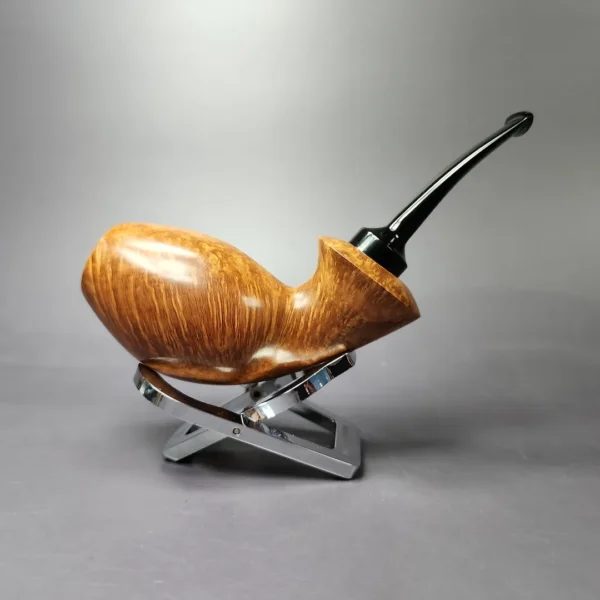 Kurt Huhn Smooth Egg Estate Briar Pipe, Unsmoked - Image 4