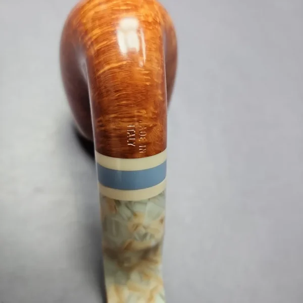 Savinelli Sasso 614 Smooth Bent Billiard Briar Pipe, New, 6mm - Image 4