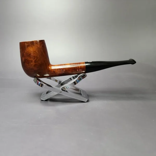 James Upshall Tilshead Group 5 Smooth Billiard Estate Briar Pipe, Unsmoked - Image 4