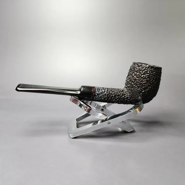 Kiko Rusticated Billiard African Block Meerschaum Estate Pipe, Other Estates - Image 4