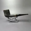 Imported Briar Sandblasted Large Billiard Estate Briar Pipe, Other Estates - Image 4