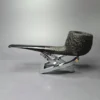 Ingo Garbe Sandblasted Oval Shank Pot Estate Briar Pipe, Danish Estates - Image 4
