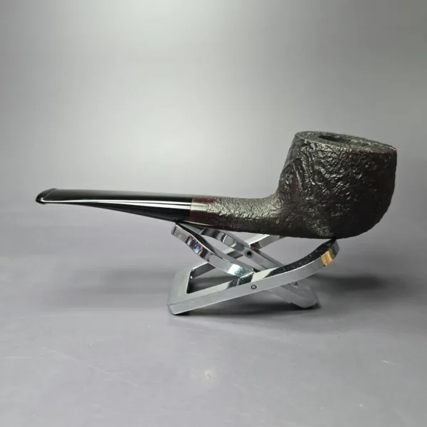 Ingo Garbe Sandblasted Oval Shank Pot Estate Briar Pipe, Danish Estates - Image 4