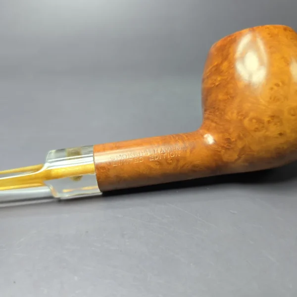 GBD Prestige Smokers Haven Limited Edition Smooth Apple w/ Perspex Estate Briar Pipe, English Estates - Image 4