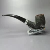 Ferndown Bark 3 Star XL Panel Bent Billiard Estate Briar Pipe, English Estates - Image 4