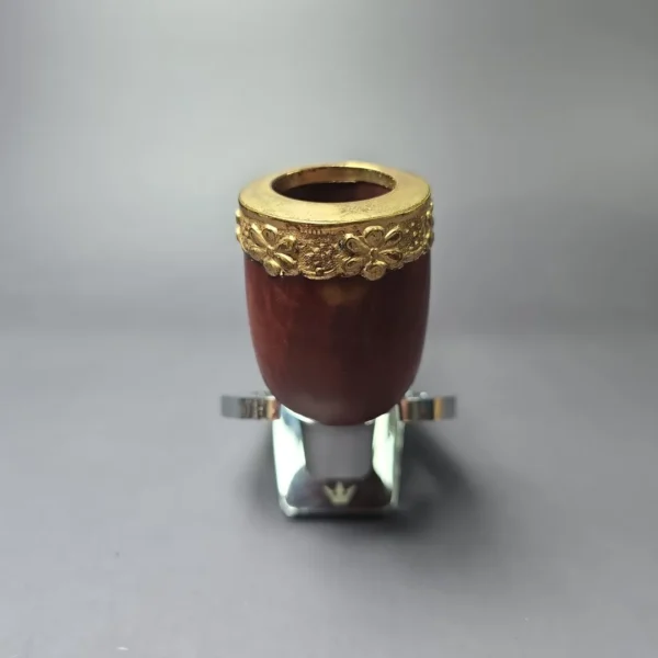 19th c. CPF Best Make Smooth Canadian w/ Gold Antique Estate Briar Pipe, Unsmoked - Image 4