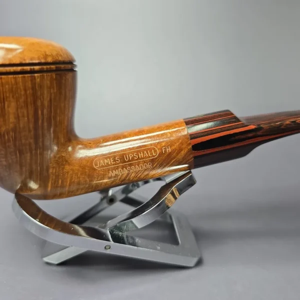 James Upshall Empire Ambassador Rhodesian w/Cumberland Estate Briar Pipe, Unsmoked - Image 4