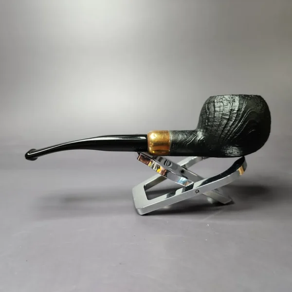 4th Generation Klassisk 406 Sandblasted Prince Estate Briar Pipe, Unsmoked - Image 4