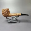 Castello Natural Vergin KK Rusticated Canadian Estate Briar Pipe, Italian Estates - Image 4