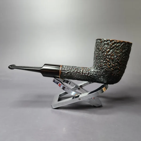 Baronet Bruyere by Savinelli 410 EX Rusticated Lovat Estate Briar Pipe, Italian Estates - Image 4