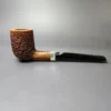 Mastro de Paja 0B Rusticated Billiard w/ Silver Estate Briar Pipe, Italian Estates - Image 4