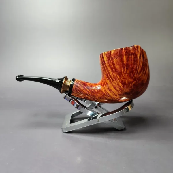 4th Generation (by Nording) Frihand Red Grain A Smooth Freehand Estate Briar Pipe, Unsmoked - Image 4