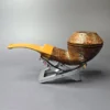 RD Pipes by Ron Powell Contast Sandblasted Bulldog Briar Pipe, New - Image 4