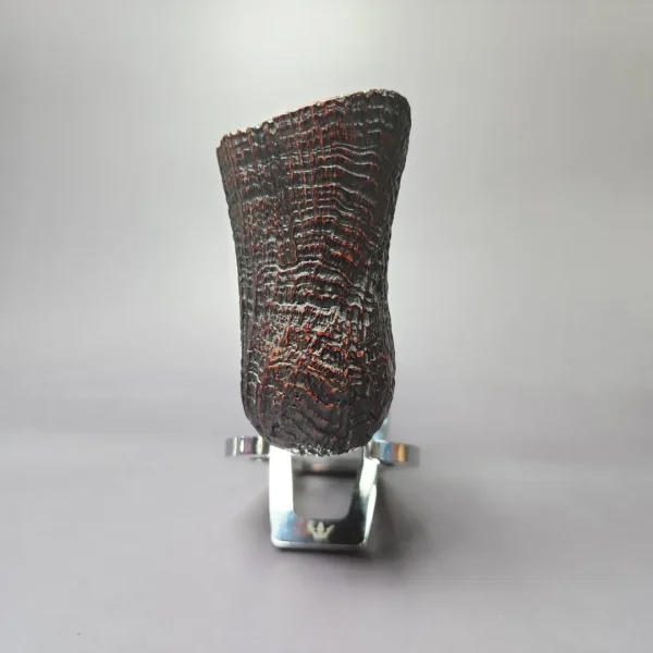 Burl King Sandblasted Magnum Freehand Estate Briar Pipe, Other Estates - Image 5