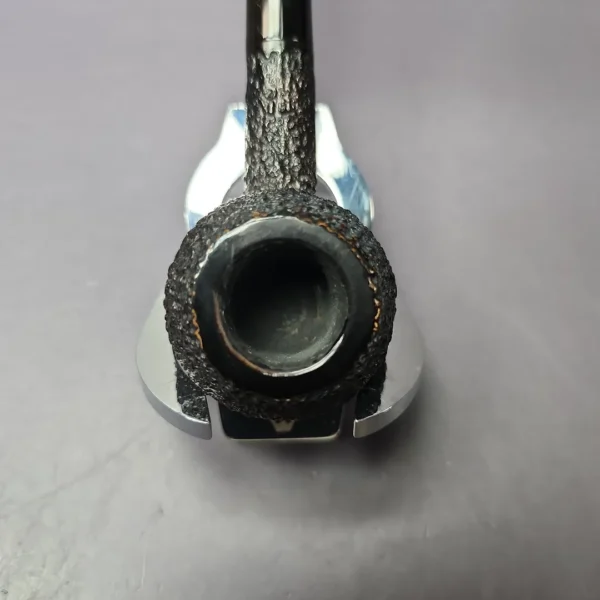 Kiko Rusticated Prince African Block Meerschaum Estate Pipe, Other Estates - Image 5