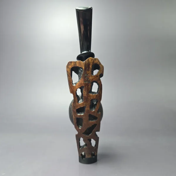 Moonlight Pipes "Termitarium" Handmade Briar Pipe, New - Image 5