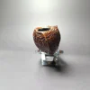 HS Studio Sandblasted Long Shank Blowfish w/ Boxwood Estate Briar Pipe, Unsmoked - Image 5