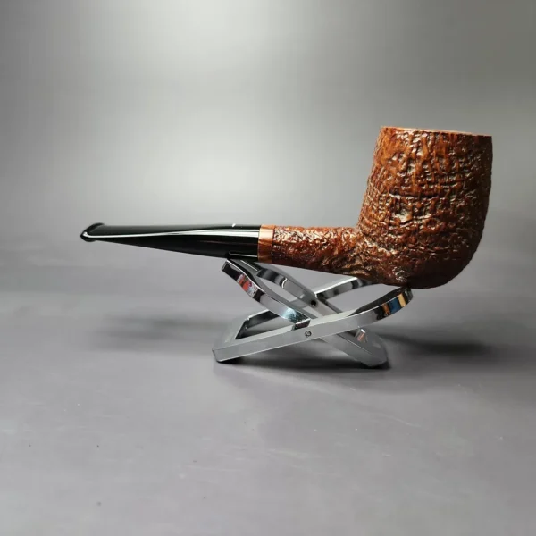 Baldo Baldi Sandblasted Billiard Estate Briar Pipe, Italian Estates - Image 5