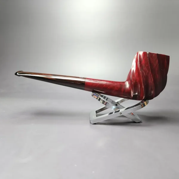 James Upshall S Grade EXL Spiral Billiard Estate Briar Pipe, English Estates - Image 5