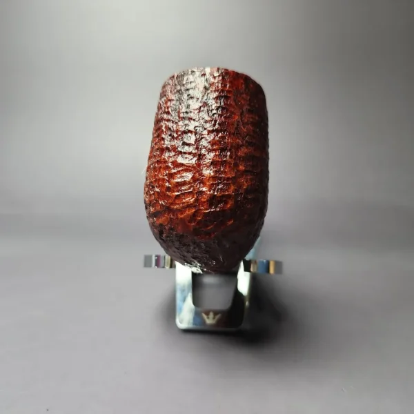 Savinelli Unica U61 Rusticated Bent Billiard Briar Pipe, 6mm, New - Image 5