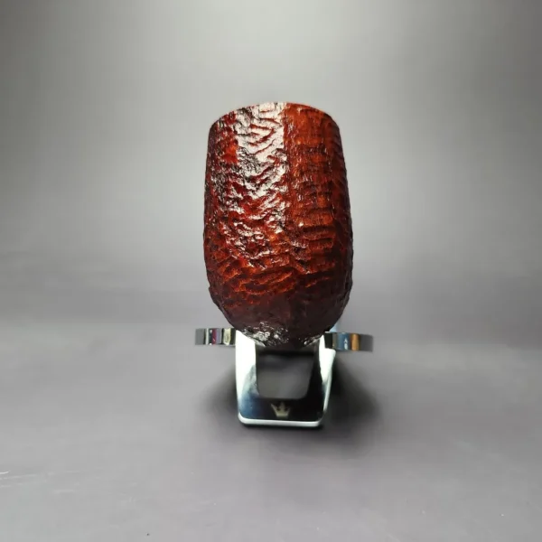 Savinelli Unica U61 Rusticated Bent Billiard Briar Pipe, 6mm, New - Image 5