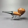 Ser Jacopo La Fuma Smooth Bulldog w/Silver Estate Briar Pipe, Italian Estates, 9mm - Image 5