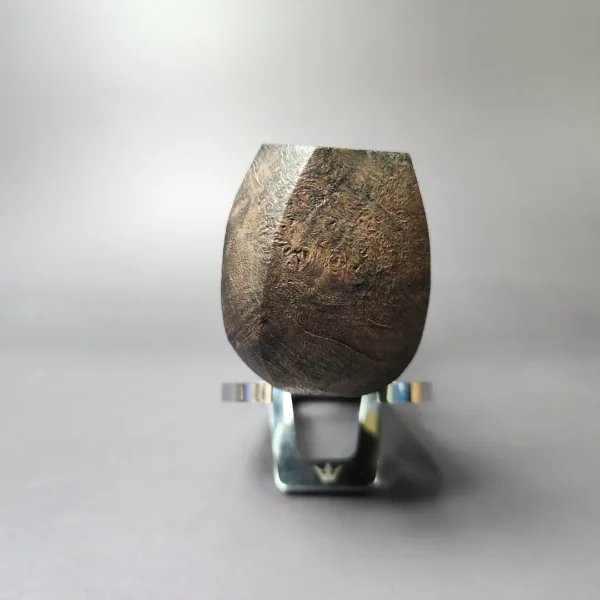 Peter Toth Contrast Sandblasted Freehand w/ Spalted Oak Handmade Briar Pipe, New - Image 5