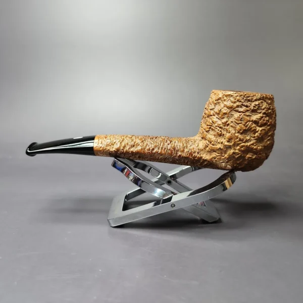 Castello Natural Vergin KK Rusticated Canadian Estate Briar Pipe, Italian Estates - Image 5