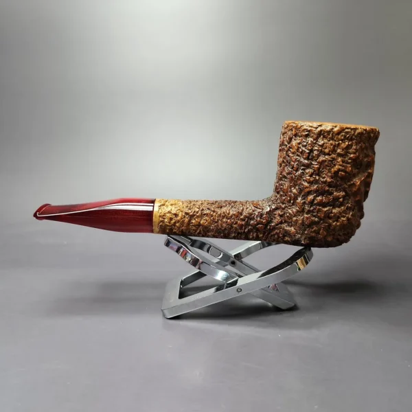Sam Martin Christmas 1991 Carved Liverpool Estate Briar Pipe, American Estates - Image 5