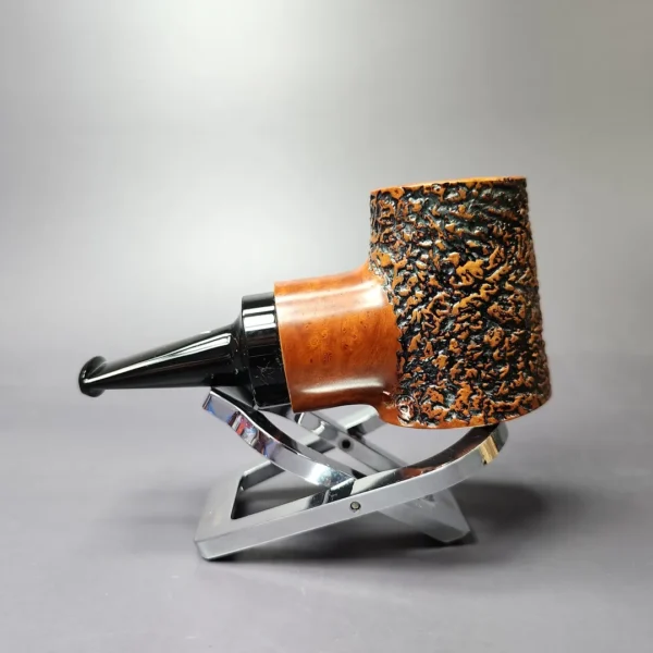 Ascorti Cool Business Reverse Calabash Poker Estate Briar Pipe, Italian Estates - Image 5