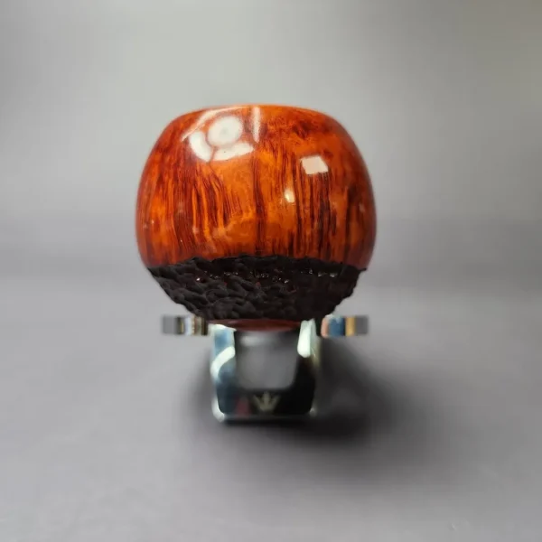 Neerup Classic Partially Rusticated Apple Estate Briar Pipe, Danish Estates - Image 5