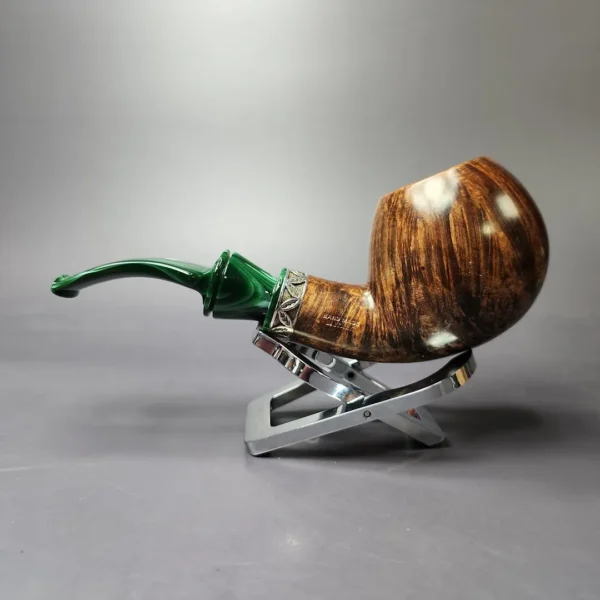 Rinaldo Triade Titiania YYY (3) Smooth Apple Estate Briar Pipe, Unsmoked - Image 5